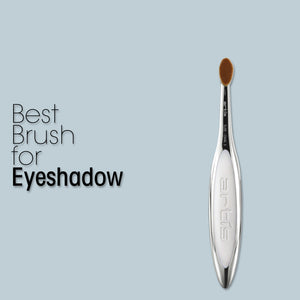 this image is the elite oval 3 brush which is deemed the best brush for eyeshadow use.