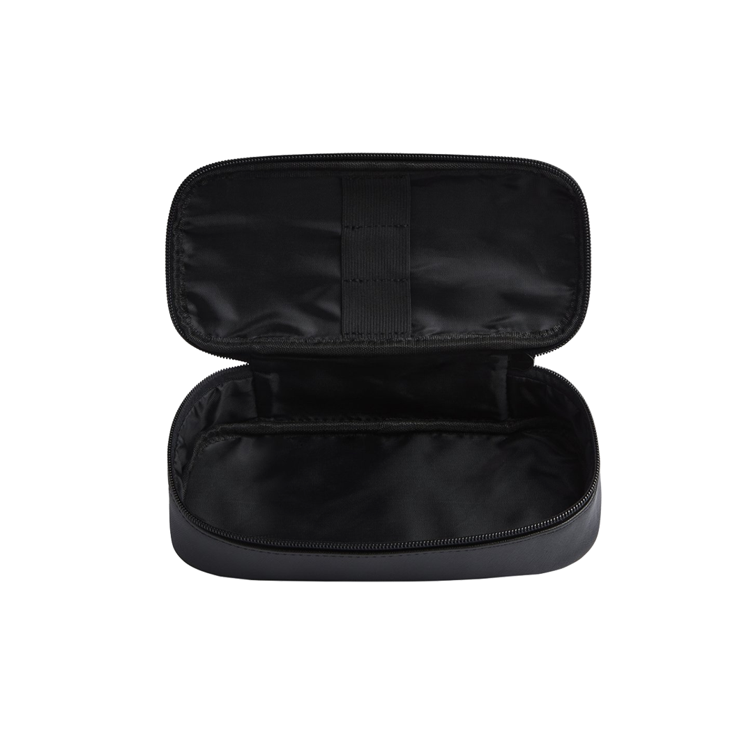 travel case small black open view