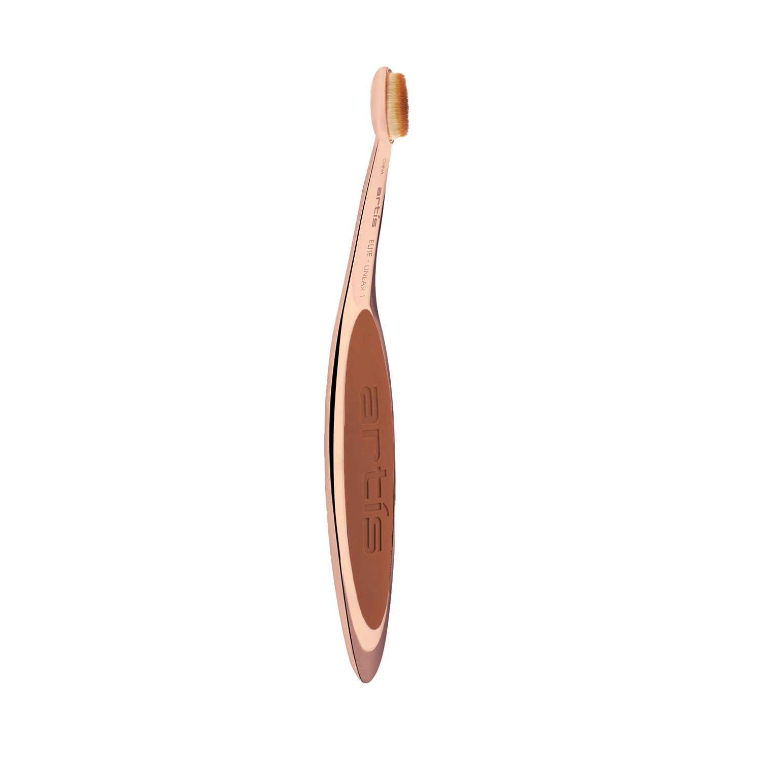 elite linear 1 rose gold side angle view