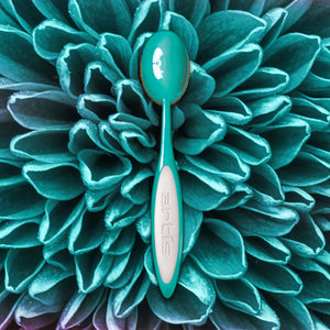 elite oval 7 turquoise with background