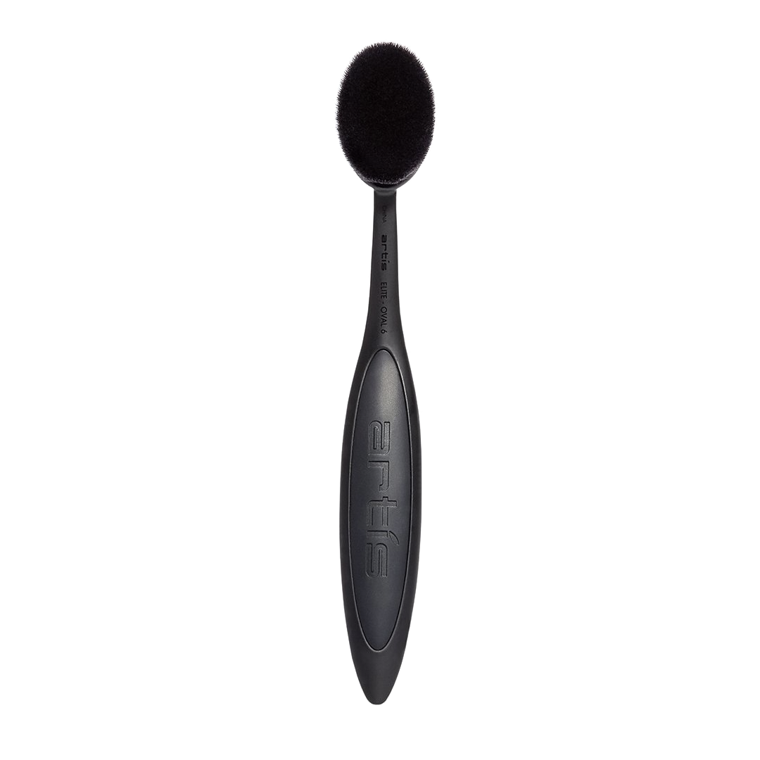 Elite Oval 6, Black finish, top view