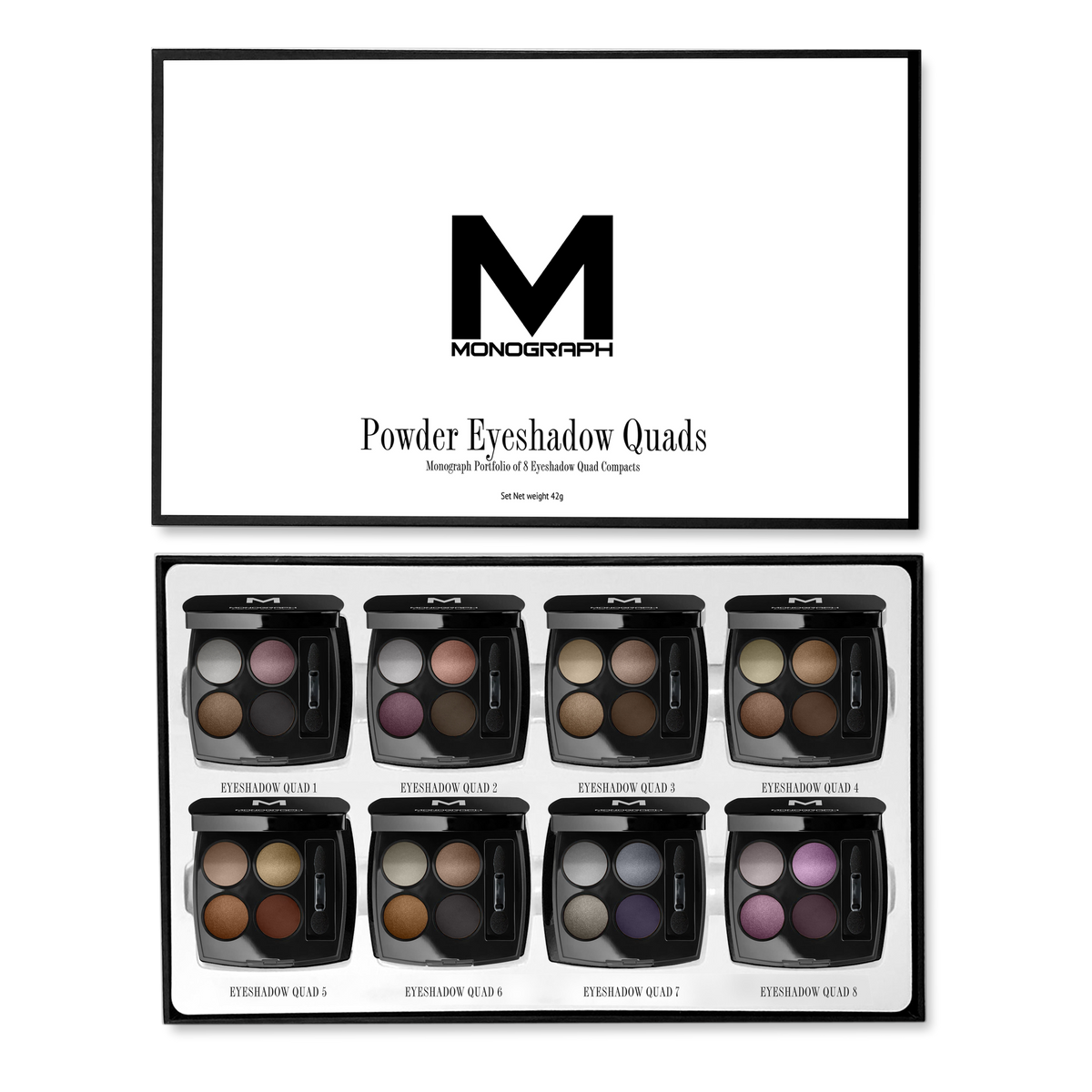 Monograph Collection Powder Eyeshadow Quads Portfolio