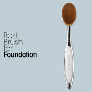 this image is the Elite Oval 7 brush which is deemed the best brush for foundation makeup use.