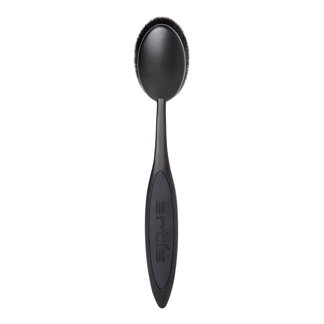 ELITE OVAL 7 BLACK FINISH TOP VIEW