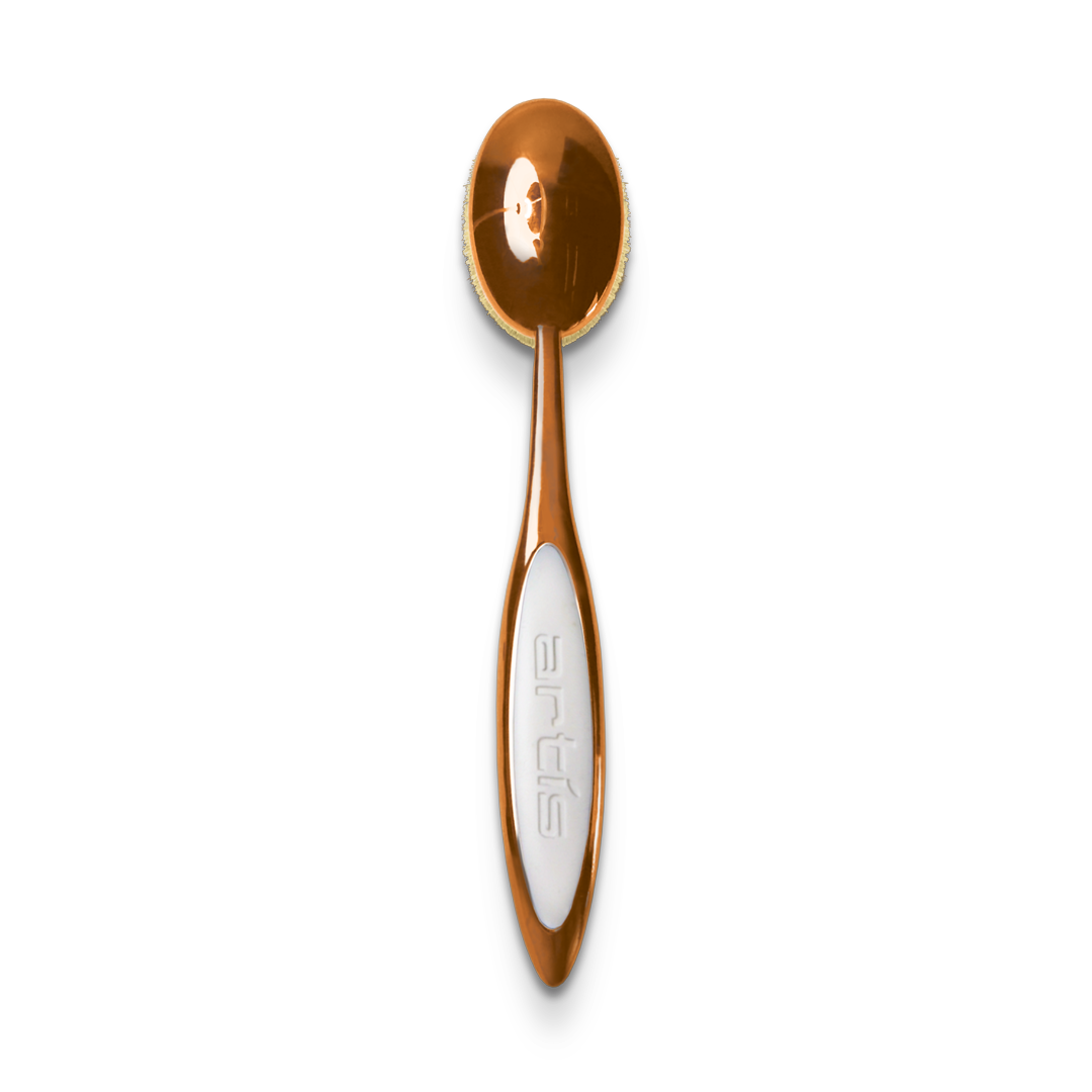 ELITE OVAL 7 SALTED CARAMEL FINISH TOP VIEW